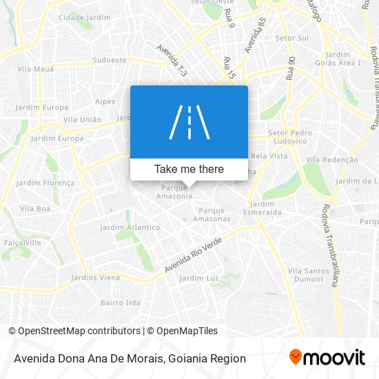 Mapa Avenida Dona Ana De Morais