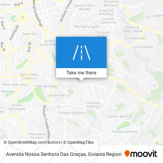 Mapa Avenida Nossa Senhora Das Graças