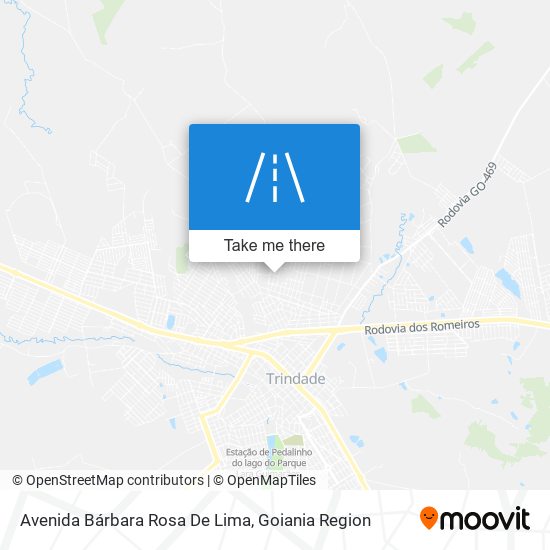 Mapa Avenida Bárbara Rosa De Lima