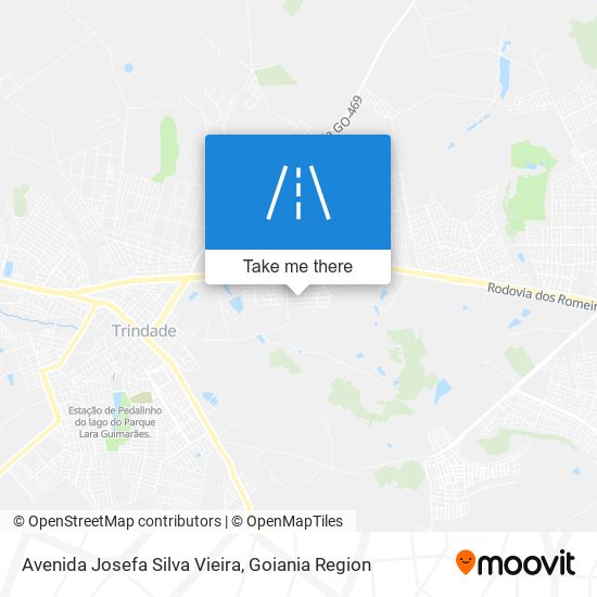 Mapa Avenida Josefa Silva Vieira