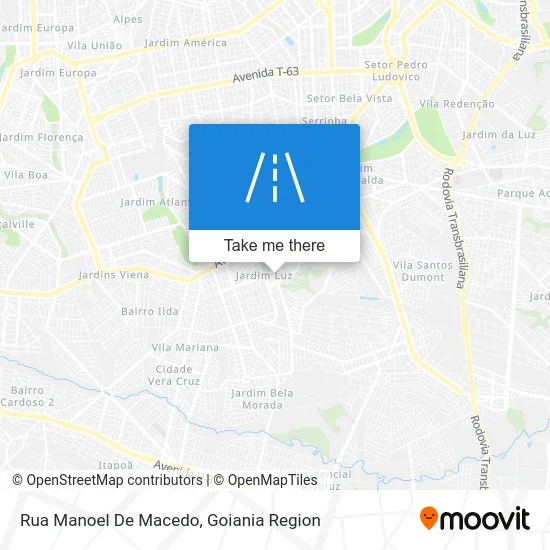 Rua Manoel De Macedo map