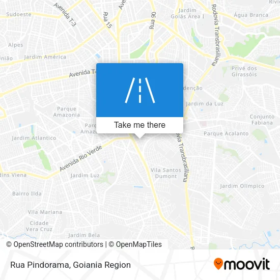 Rua Pindorama map