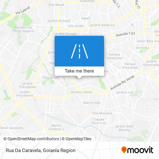 Mapa Rua Da Caravela