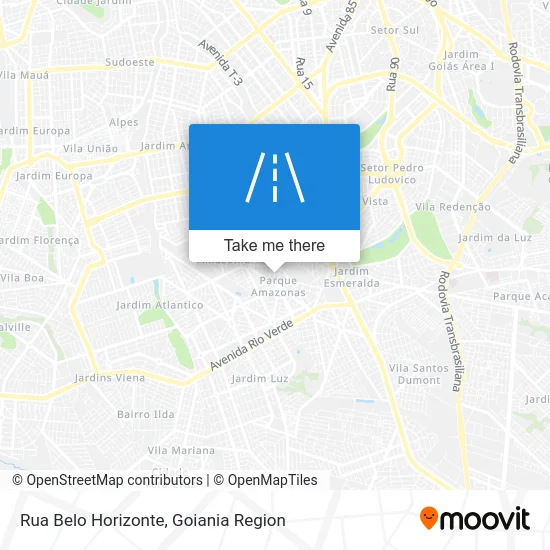 Rua Belo Horizonte map