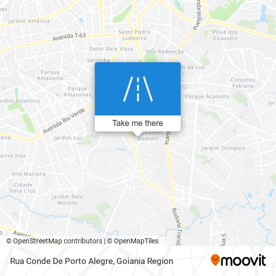 Mapa Rua Conde De Porto Alegre