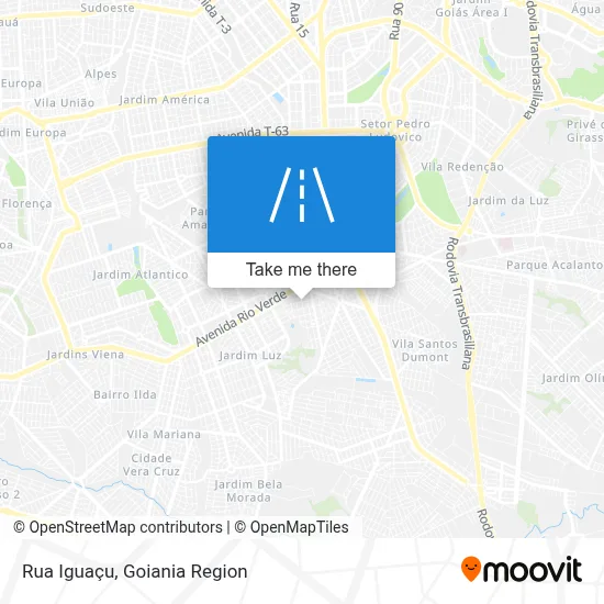 Rua Iguaçu map