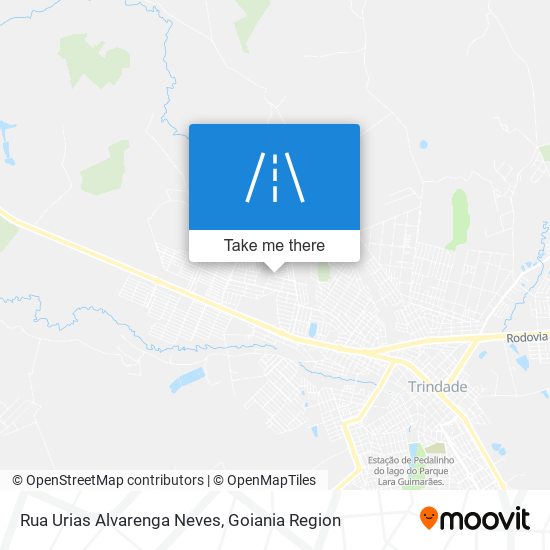 Mapa Rua Urias Alvarenga Neves