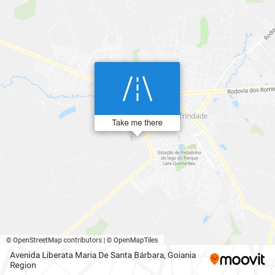 Mapa Avenida Liberata Maria De Santa Bárbara
