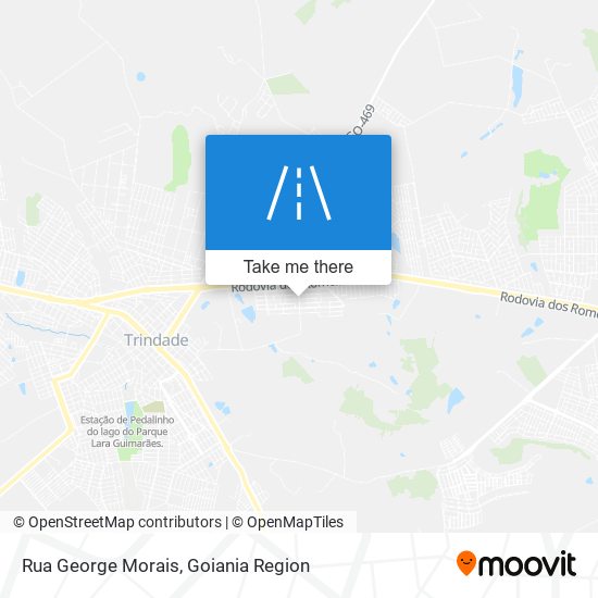 Mapa Rua George Morais
