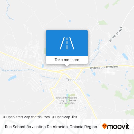 Mapa Rua Sebastião Justino Da Almeida