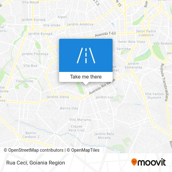 Rua Ceci map