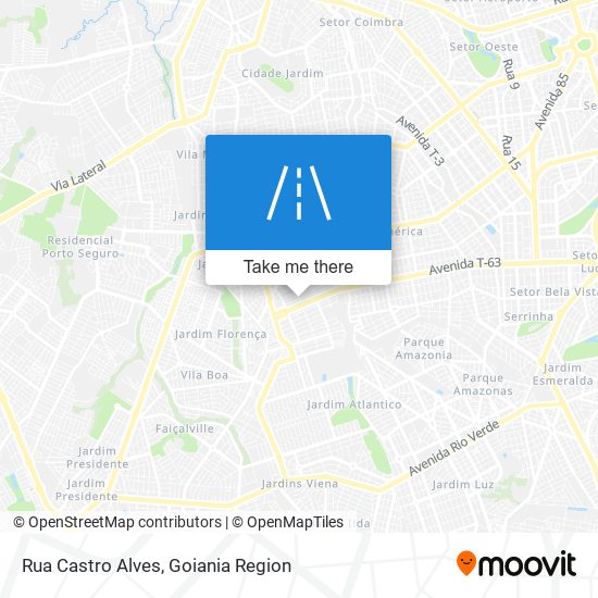 Rua Castro Alves map