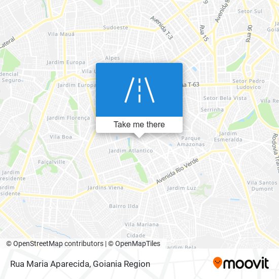 Mapa Rua Maria Aparecida