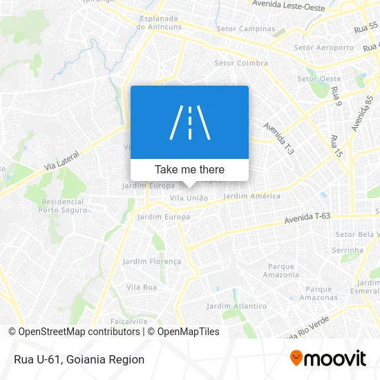 Rua U-61 map