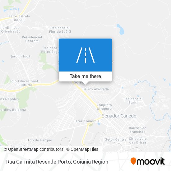 Rua Carmita Resende Porto map