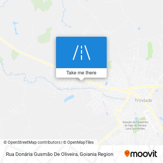 Rua Donária Gusmão De Oliveira map