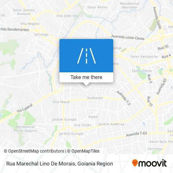 Mapa Rua Marechal Lino De Morais