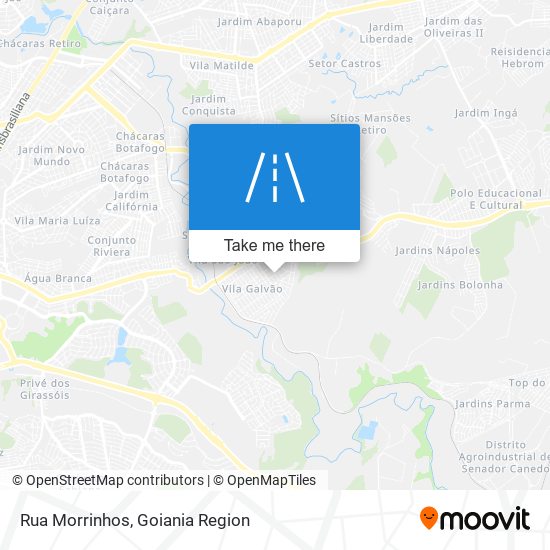 Rua Morrinhos map