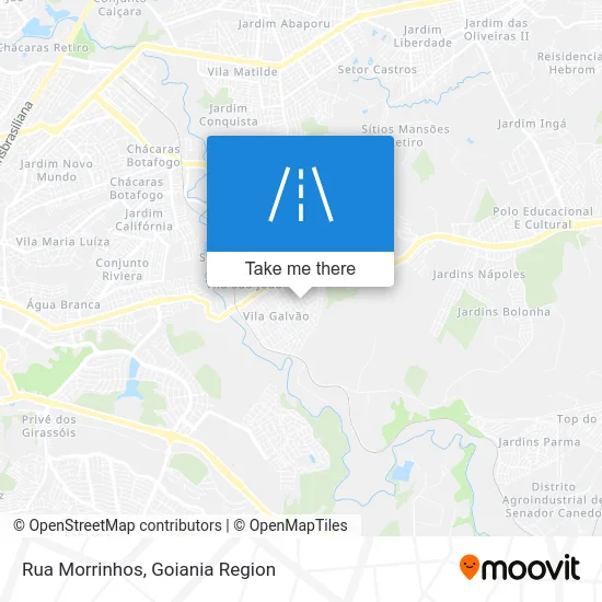 Rua Morrinhos map