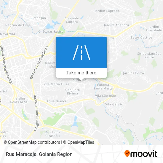 Rua Maracaja map
