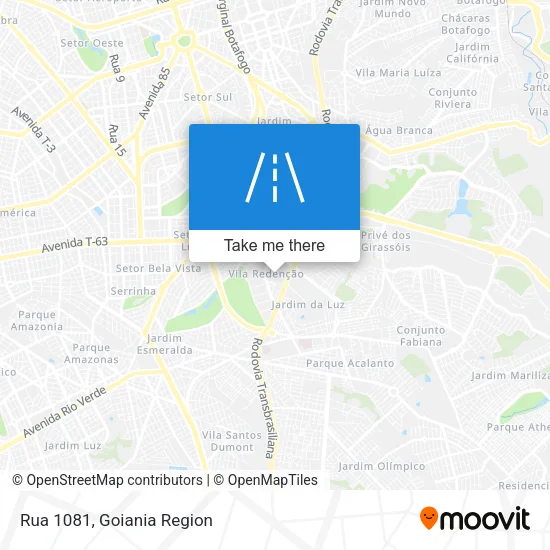 Rua 1081 map