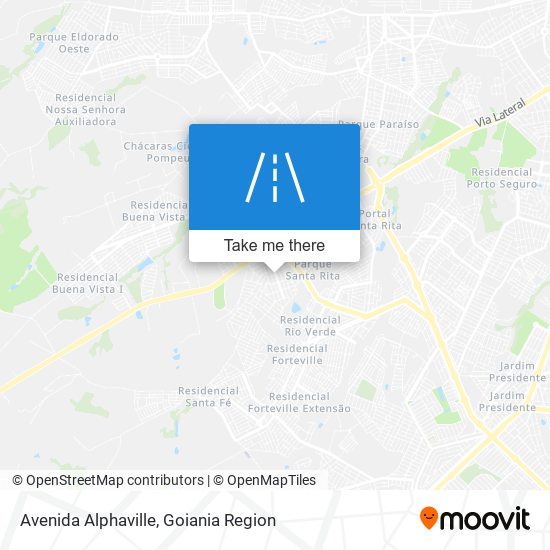 Mapa Avenida Alphaville