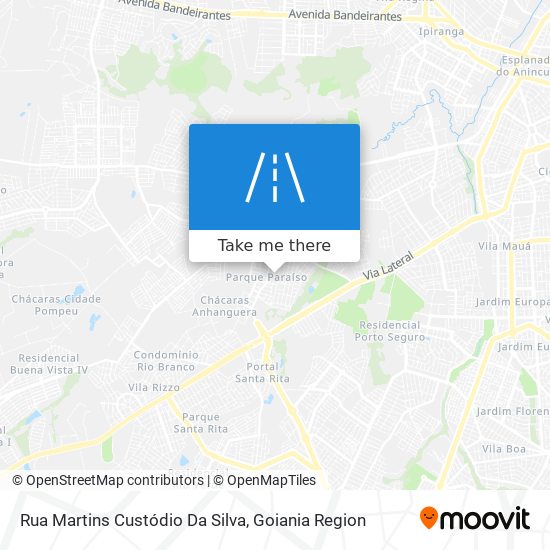 Mapa Rua Martins Custódio Da Silva
