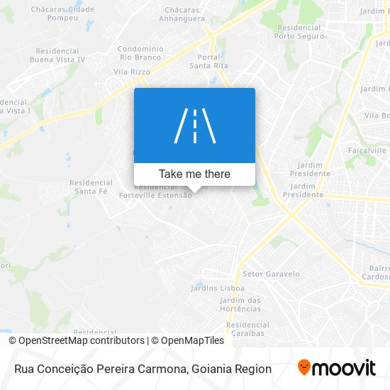 Mapa Rua Conceição Pereira Carmona