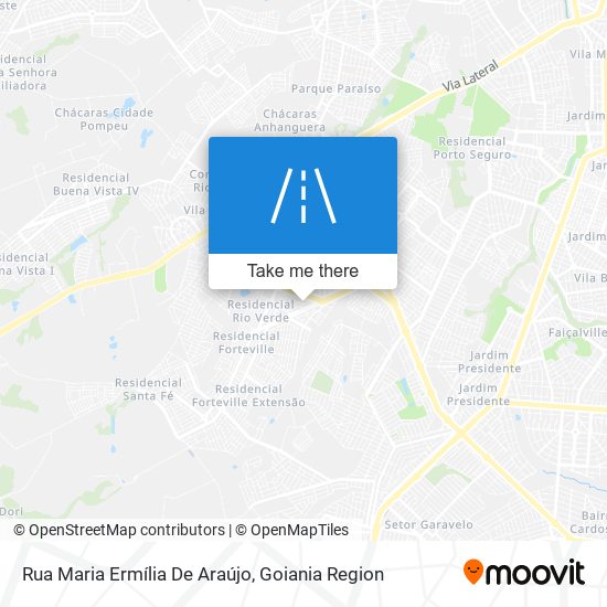 Mapa Rua Maria Ermília De Araújo