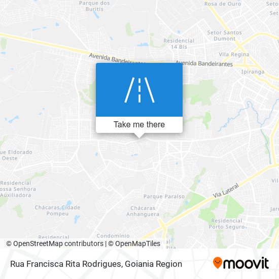 Mapa Rua Francisca Rita Rodrigues