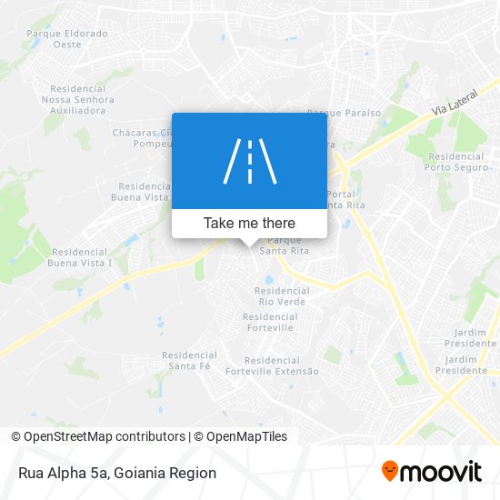 Mapa Rua Alpha 5a