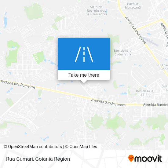Rua Cumari map