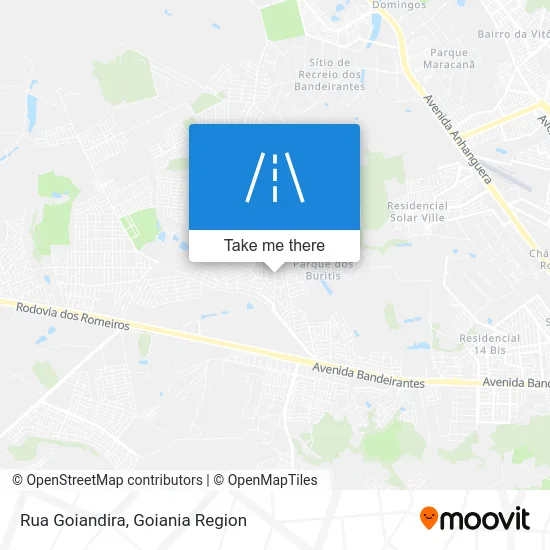 Rua Goiandira map