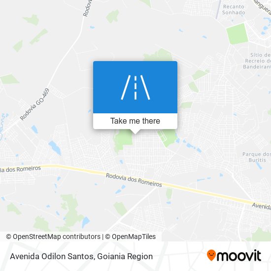 Mapa Avenida Odilon Santos