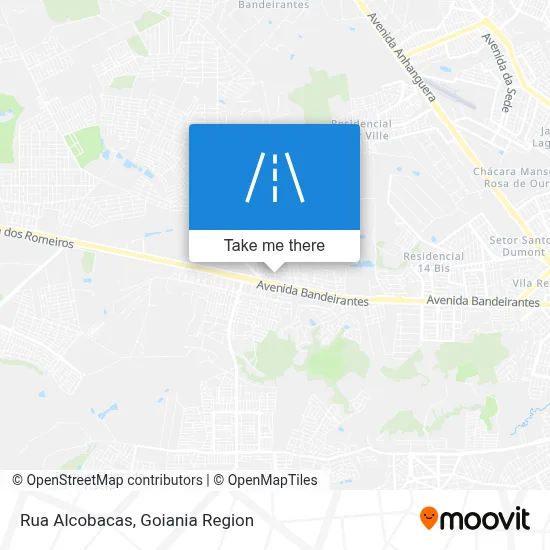 Rua Alcobacas map