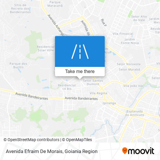 Mapa Avenida Efraim De Morais