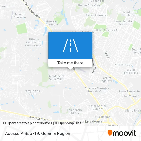 Acesso A Bsb -19 map