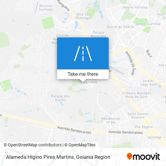 Alameda Higino Pires Martins map