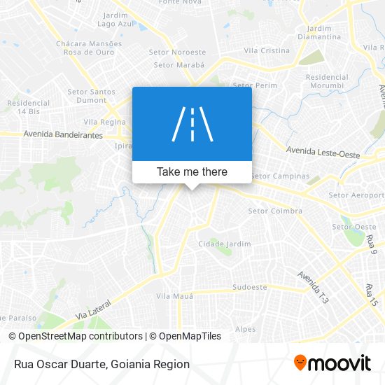 Rua Oscar Duarte map