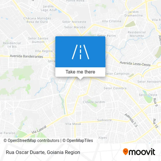 Rua Oscar Duarte map