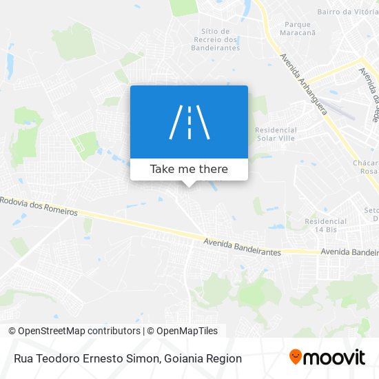 Mapa Rua Teodoro Ernesto Simon