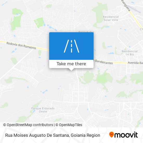 Mapa Rua Moises Augusto De Santana