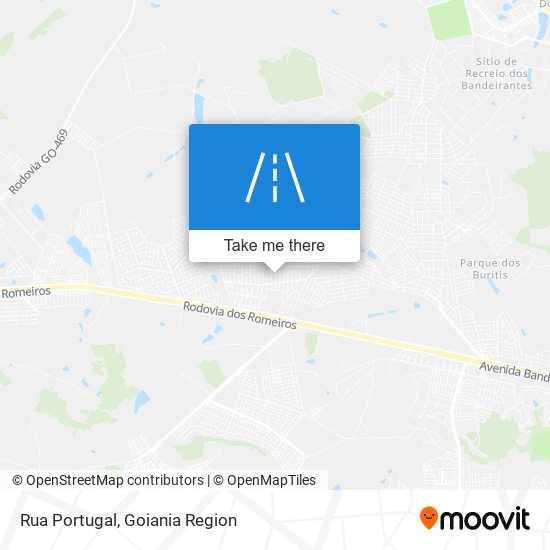 Rua Portugal map