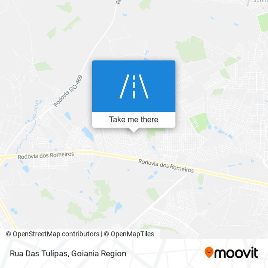 Mapa Rua Das Tulipas