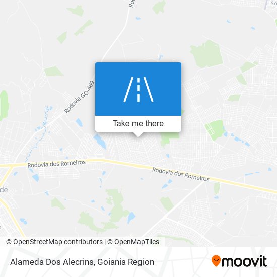 Alameda Dos Alecrins map