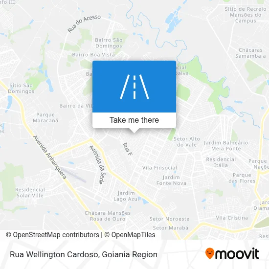 Rua Wellington Cardoso map