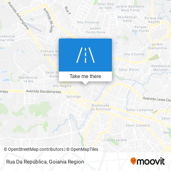 Rua Da República map