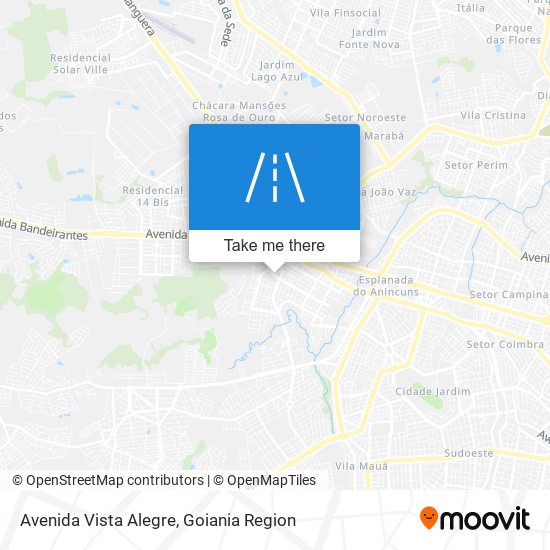 Mapa Avenida Vista Alegre