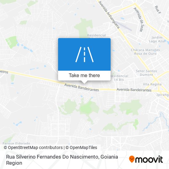 Mapa Rua Silverino Fernandes Do Nascimento
