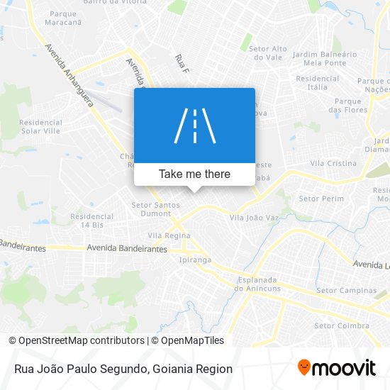 Mapa Rua João Paulo Segundo